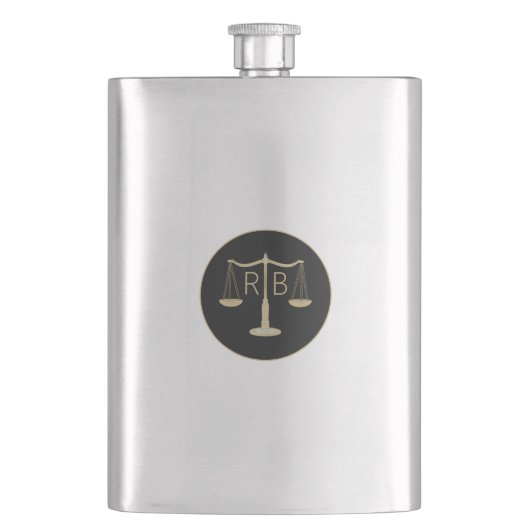 Weegschalen van Justice Flask Flacon (Voorkant)