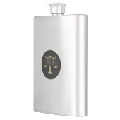 Weegschalen van Justice Flask Flacon (Links)