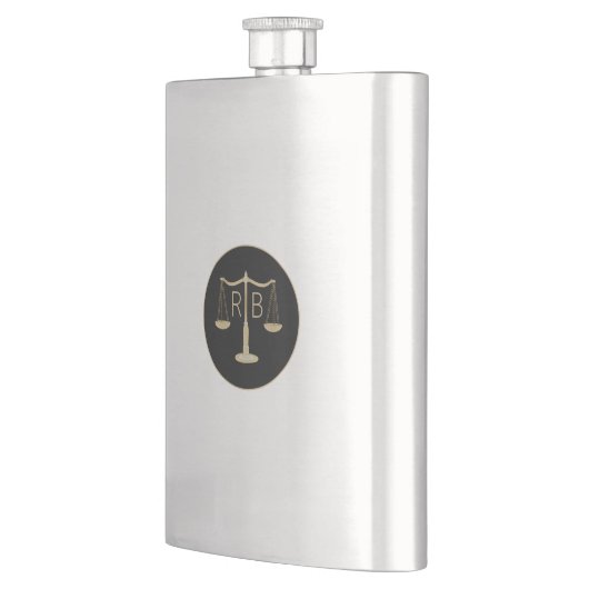 Weegschalen van Justice Flask Flacon (Links)