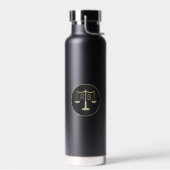 Weegschalen van Justice Waterfles (Links)