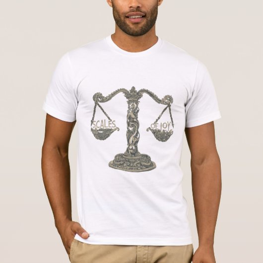 Weegschalen van vreugde t-shirt (Voorkant)