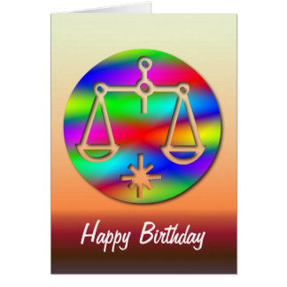 Weegschalen voor regenboogschalen Zodiac Star Sign