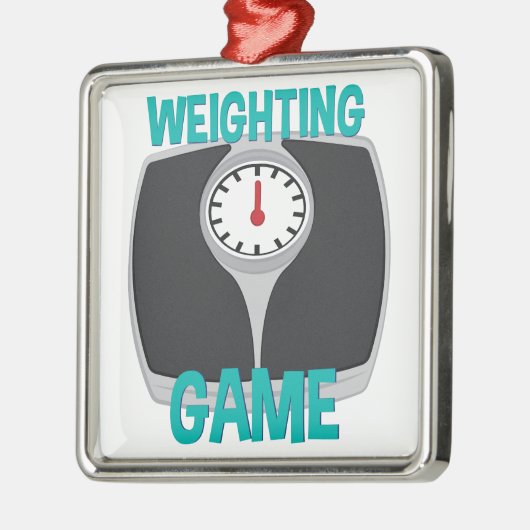 Weegspel Metalen Ornament (Links)