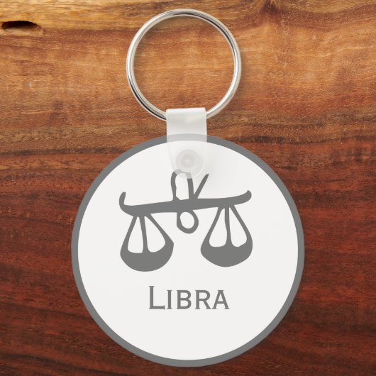 Weegtekening van het Zodiac-ontwerp Sleutelhanger (Voorkant)