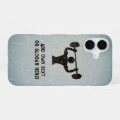 Weegtraining - Galvanized Steel look - voeg tekst  iPhone 16 Hoesje (Achterkant horizontaal)