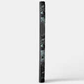 Weegvezelige vezelstructuur in lichtblauw Case-Mate iPhone case (Achterkant / Rechts)