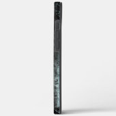 Weegvezelige vezelstructuur in lichtblauw Case-Mate iPhone case (Achterkant / Links)
