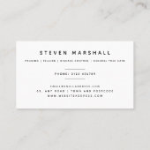 Weegwilderende bomen Amerikaanse Visitekaartje (Achterkant)