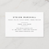 Weegwilg chirurg UK Euro Visitekaartje (Achterkant)