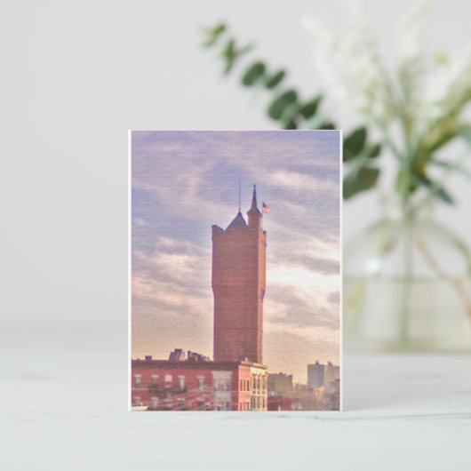 Weehawken Water Tower Briefkaart (Staand voorkant)