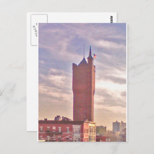 Weehawken Water Tower Briefkaart (Voorkant / Achterkant)