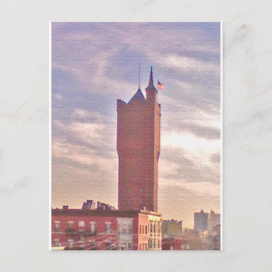 Weehawken Water Tower Briefkaart (Voorkant)