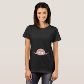Week een baby-kind met een baby-baby-moederschap t-shirt (Voorkant volledig)