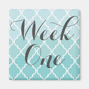 Week één magneet