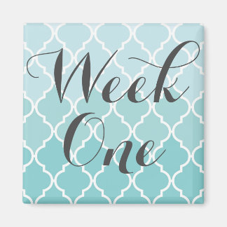 Week één magneet