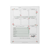 Week in een oogopslag planner notitieblok (Linkerzijde)