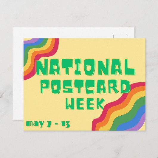 Week nationale Briefkaart (Voorkant / Achterkant)