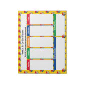 WEEK OM DE PLANNER VAN DE LIJST TE DOEN | Scheur B Notitieblok (Linkerzijde)