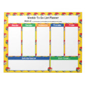 WEEK OM DE PLANNER VAN DE LIJST TE DOEN | Scheur B Notitieblok (Voorkant)