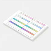 WEEK OM LIJST TE DOEN POST-IT® NOTES (Schuin)