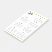 WEEK OM LIJST TE DOEN: POST-IT® NOTES (Schuin)