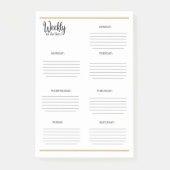 WEEK OM LIJST TE DOEN: POST-IT® NOTES (Voorkant)