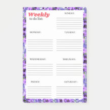 WEEK OM LIJST TE DOEN: