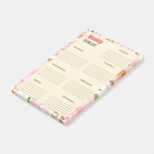 WEEK OM LIJST TE DOEN: POST-IT® NOTES (Schuin)