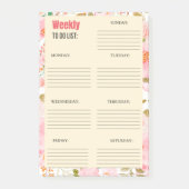 WEEK OM LIJST TE DOEN: POST-IT® NOTES (Voorkant)