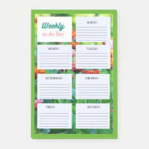 WEEK OM LIJST TE DOEN: