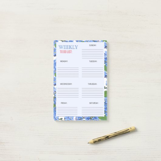 WEEK OM LIJST TE DOEN: POST-IT® NOTES (Op bureau)