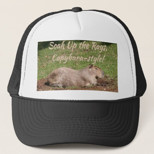 Week op de Stralen, Capybara-stijl! Trucker Pet (Voorkant)