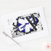 week rechthoekige sticker (Envelop)