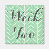 Week twee magneet (Voorkant)