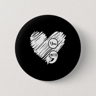 Week van bewustwording van geestelijke gezondheid ronde button 5,7 cm