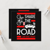 Week van de fietsveiligheid kaart (Voorkant / Achterkant in situ)