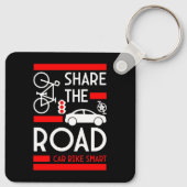 Week van de fietsveiligheid sleutelhanger (Achterkant)