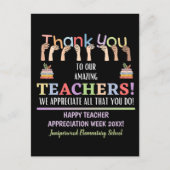 Week van de leraar briefkaart (Voorkant)