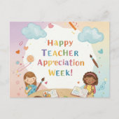 Week van de waardering voor de leraar briefkaart (Voorkant)