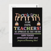 Week van de waardering voor de leraar briefkaart (Voorkant / Achterkant)