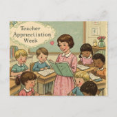 Week van de waardering voor leraren briefkaart (Voorkant)