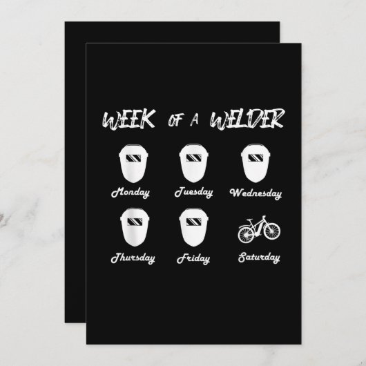 Week van een fiets- en fietswielkast aankondiging (Voorkant / Achterkant)