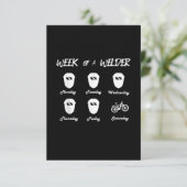 Week van een fiets- en fietswielkast bedankkaart (Staand voorkant)