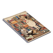Week van het Oude Kinderboek Bibliotheek Illustrat Notitieboek (Rechterzijde)