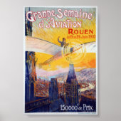  week van het reisbureau voor de luchtvaart poster (Voorkant)