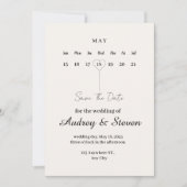 Week van Liefde bruiloft uitnodiging (Voorkant)