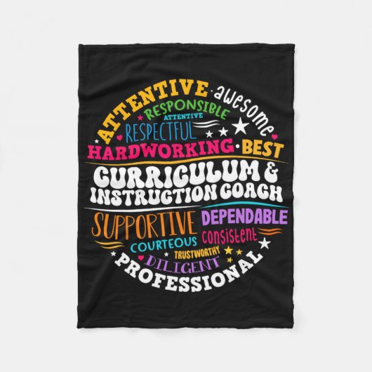 Week van waardering voor curriculum- en instructie fleece deken (Voorkant)