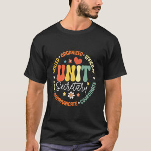 Week van waardering voor unitsecretaresse zorgmede t-shirt