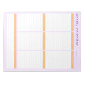 Weekagenda Notitieblok (Voorkant)
