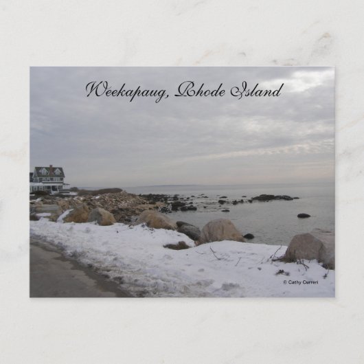 Weekapaug, Rhode Island Briefkaart (Voorkant)